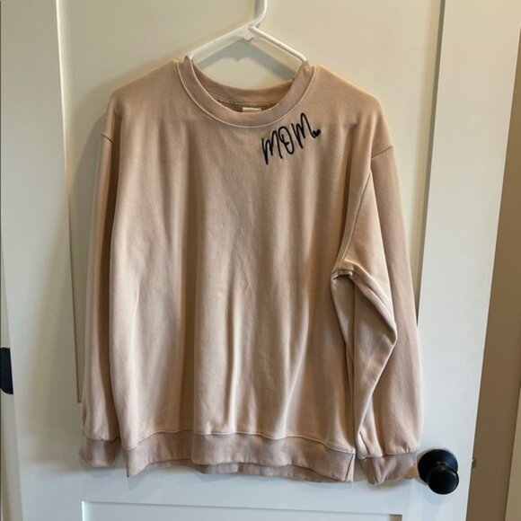 Mom Beige Crewneck - Picture 1 of 1